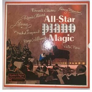 Vintage Readers Digest All Star Piano Magic Records Set Of 8 1980